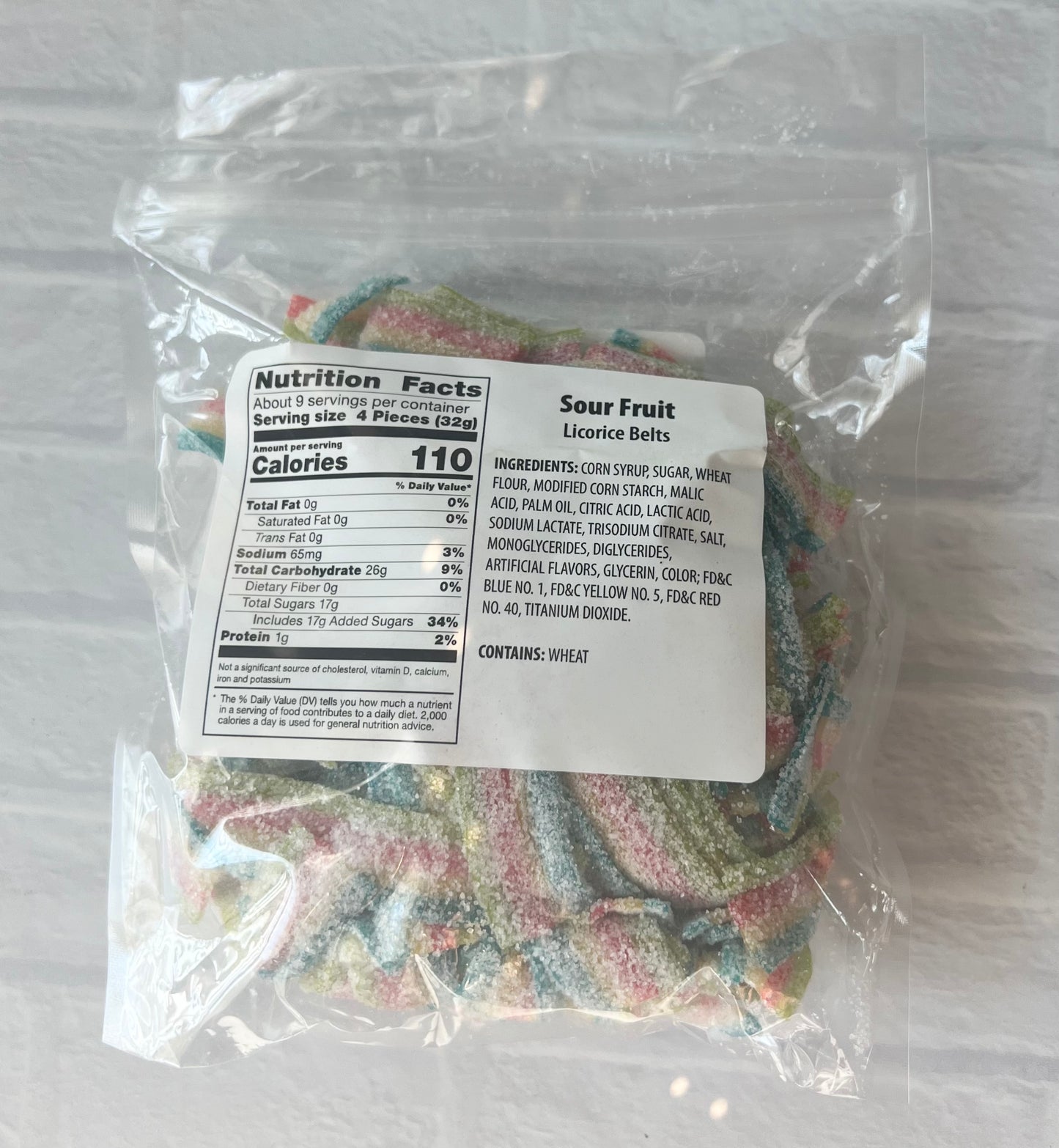 Sour Fruit Licorice Belts