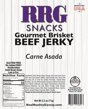 *SALE* Carne Asada Brisket Beef Jerky