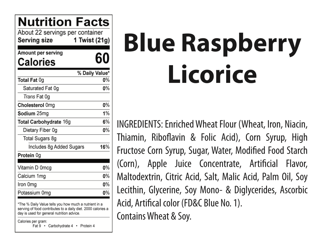 Blue Raspberry Licorice
