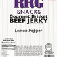 Lemon Pepper Brisket Beef Jerky