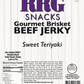Sweet Teriyaki Brisket Beef Jerky